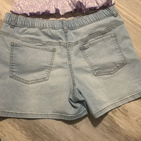 Wondernation bundle size 14-16 top and denim shorts preloved 💕 - Picture 8 of 9